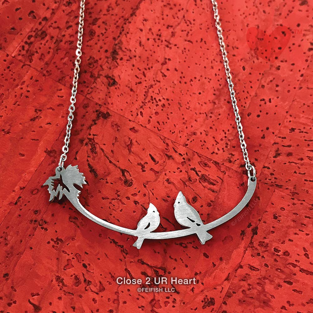 Cardinals Stainless Steel Necklace