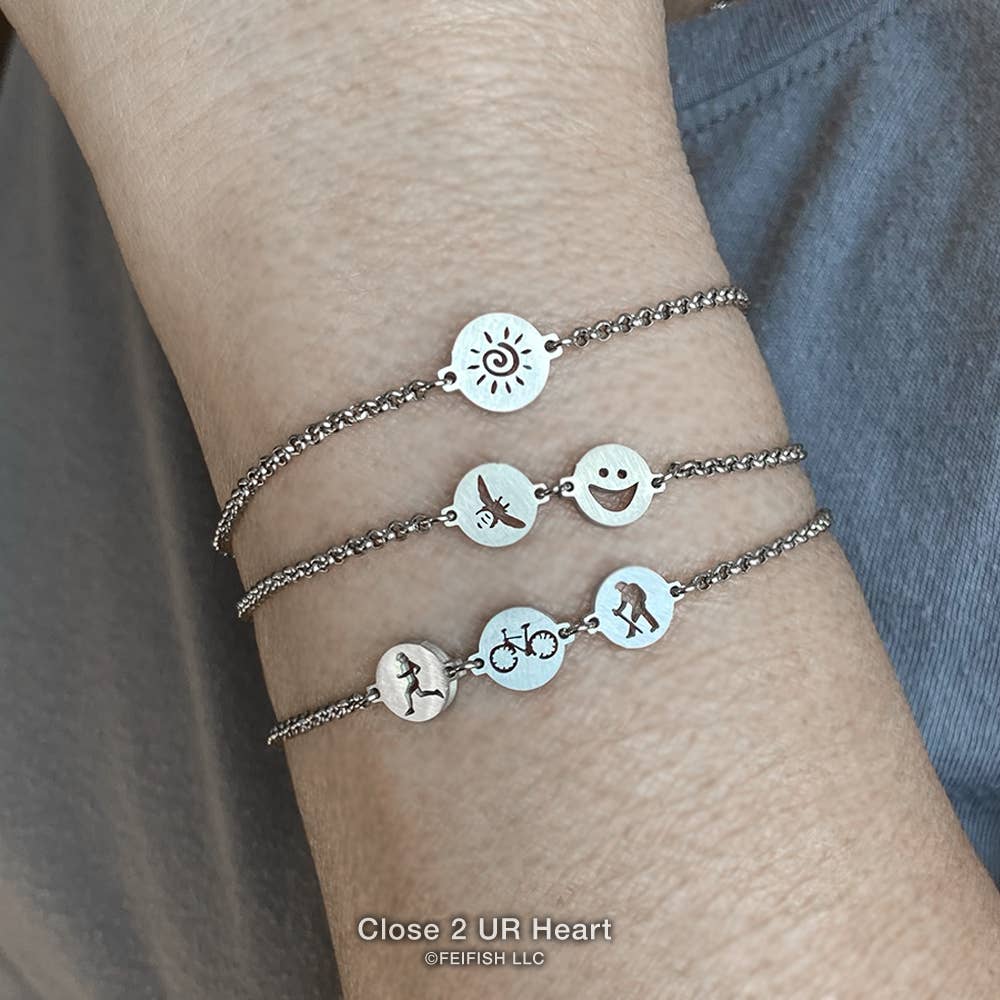 Mini O Bolo Bracelet, Dragonfly Butterfly Bee