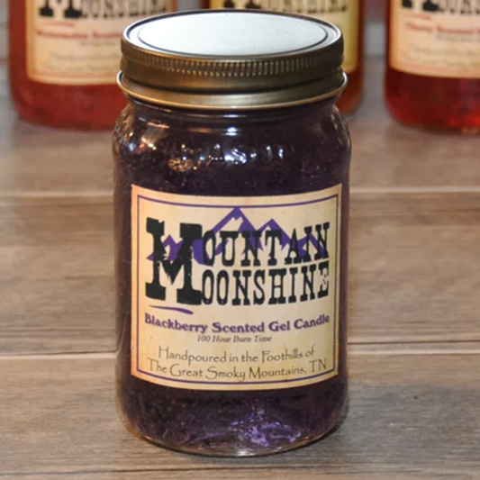 Blackberry Moonshine mason jar candle