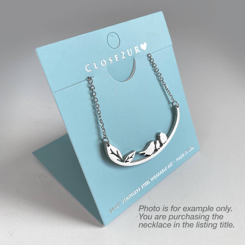 SUP Paddleboarder Stainless Steel Necklace