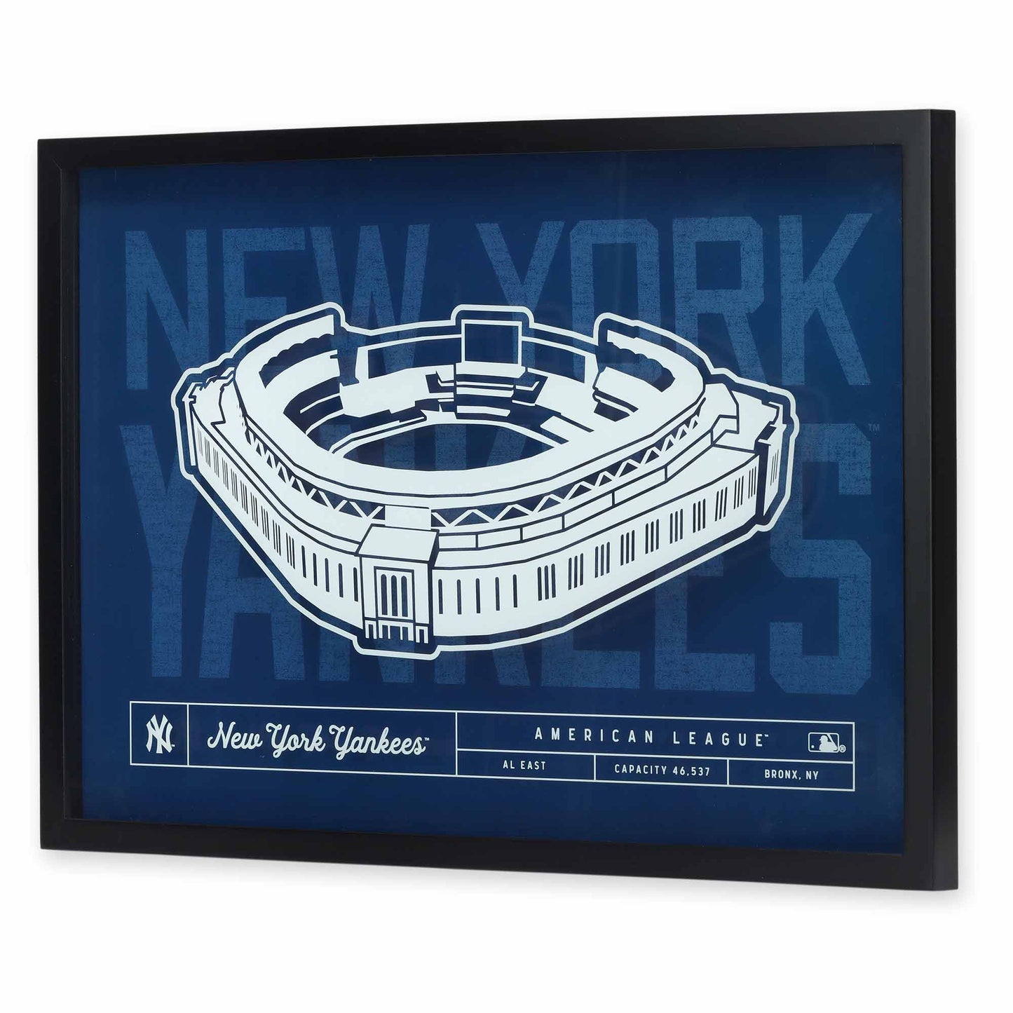New York Yankees Stadium Glass Framed Wall Decor