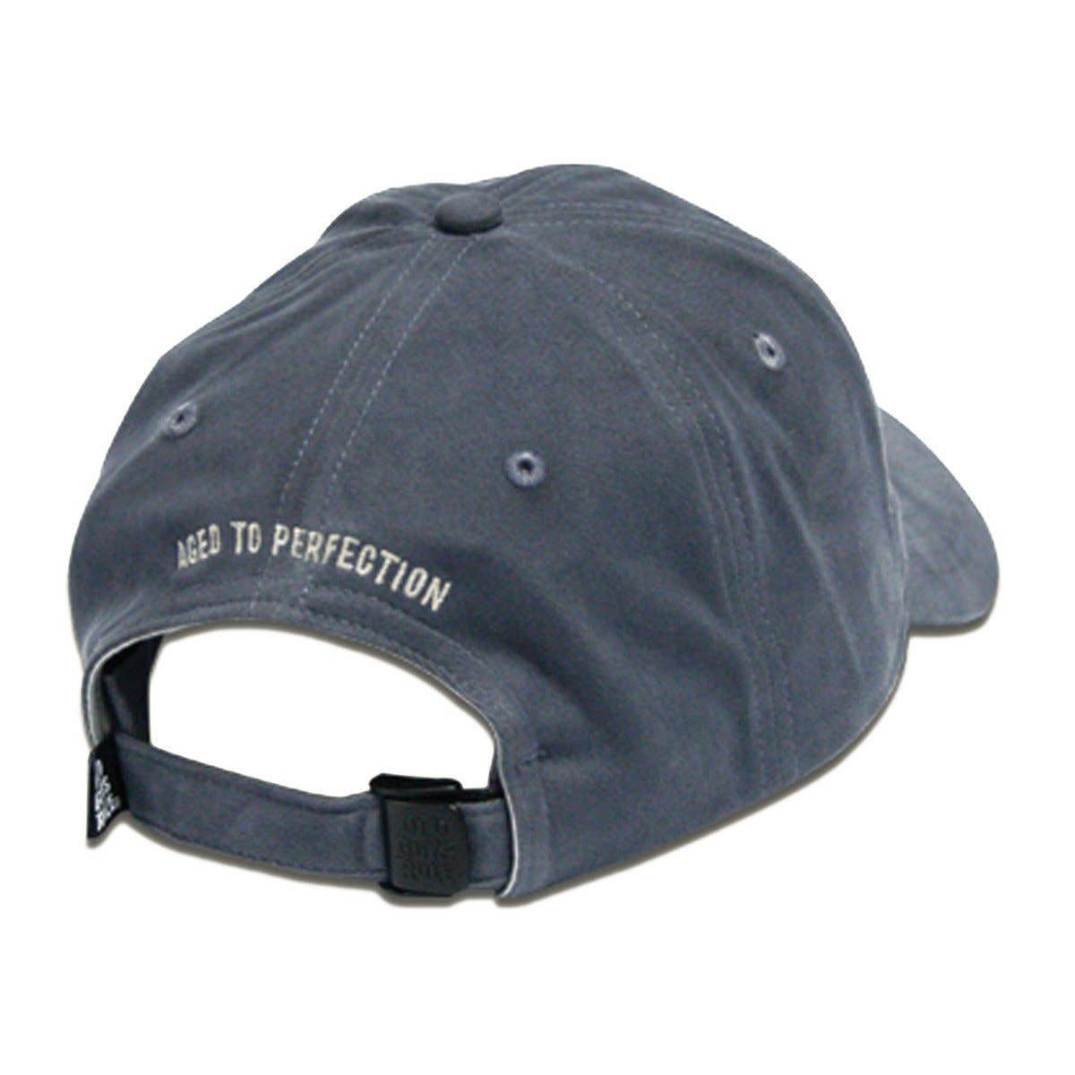 Old Guys Rule Aged to Perfection Baseball Cap (Slate)