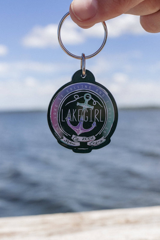 The Lake is Calling Acrylic Keychain