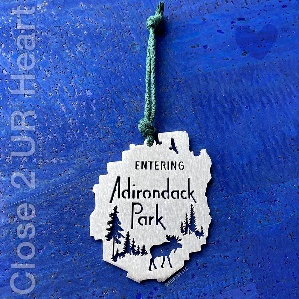 Entering Adirondack Park Ornament Keepsake