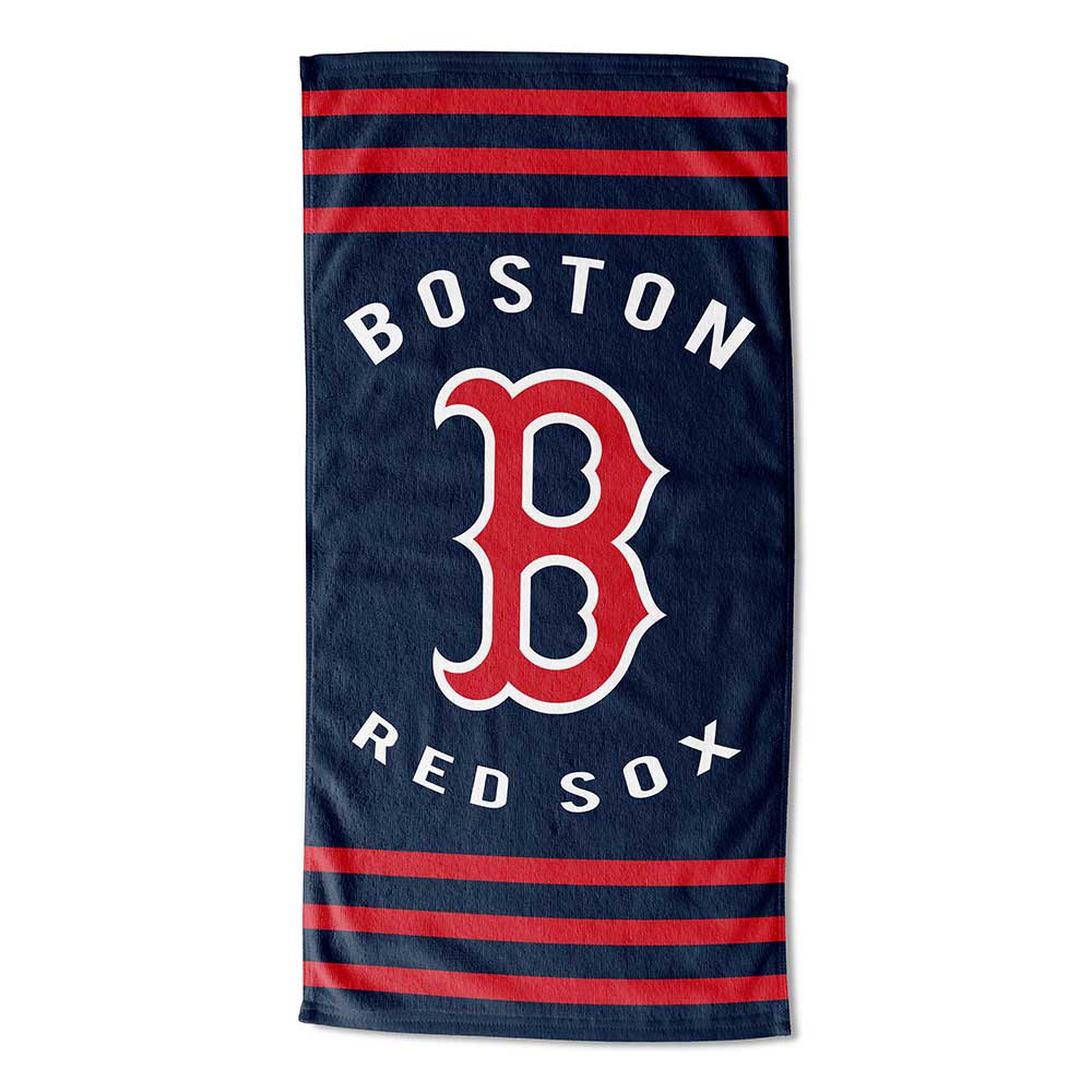 MLB Boston Red Sox Beach Towel, Stripes