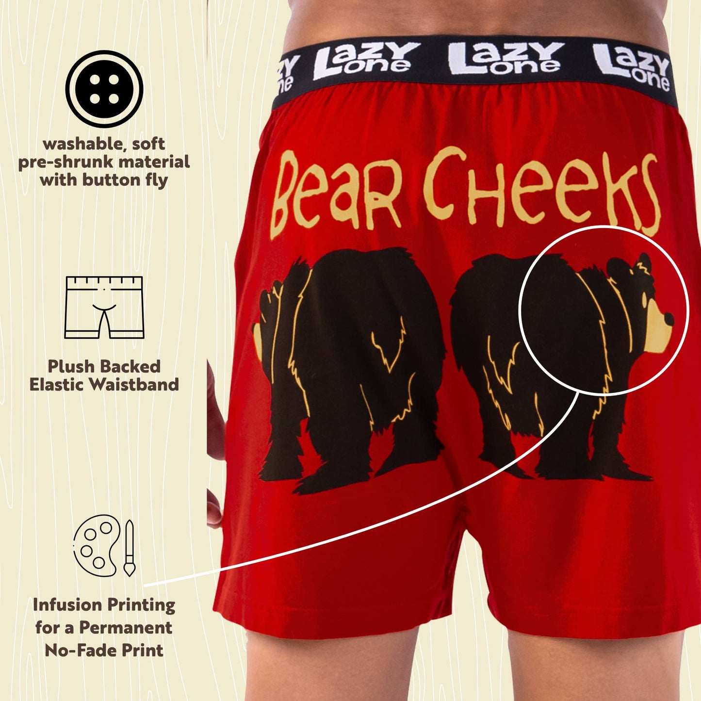 Bear Cheeks Boxer